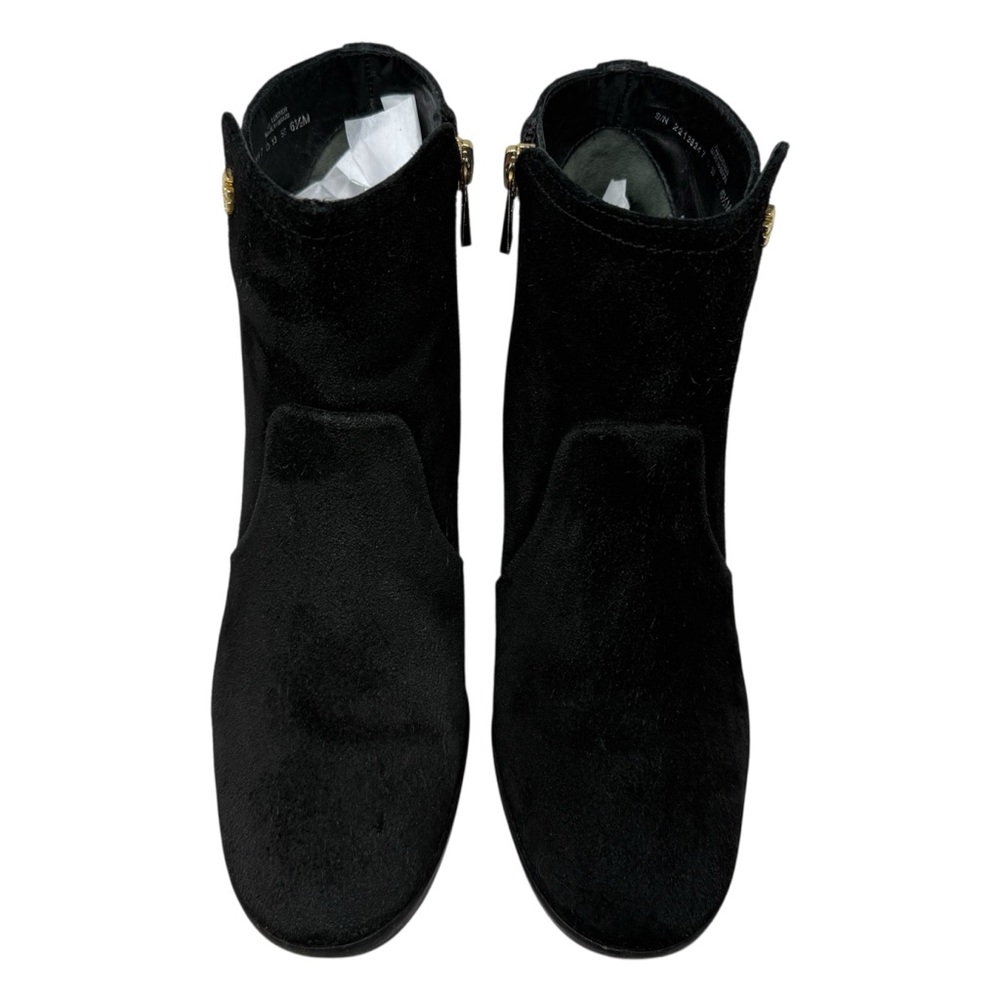 Tory Burch Sabe Suede Ankle Bootie Women’s Size 6.5 Black - Picture 5 of 10